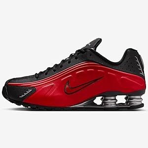 Nike Shox R4 シューズ シルバー/ブラック/レッド 28cm Nike Shox R4 